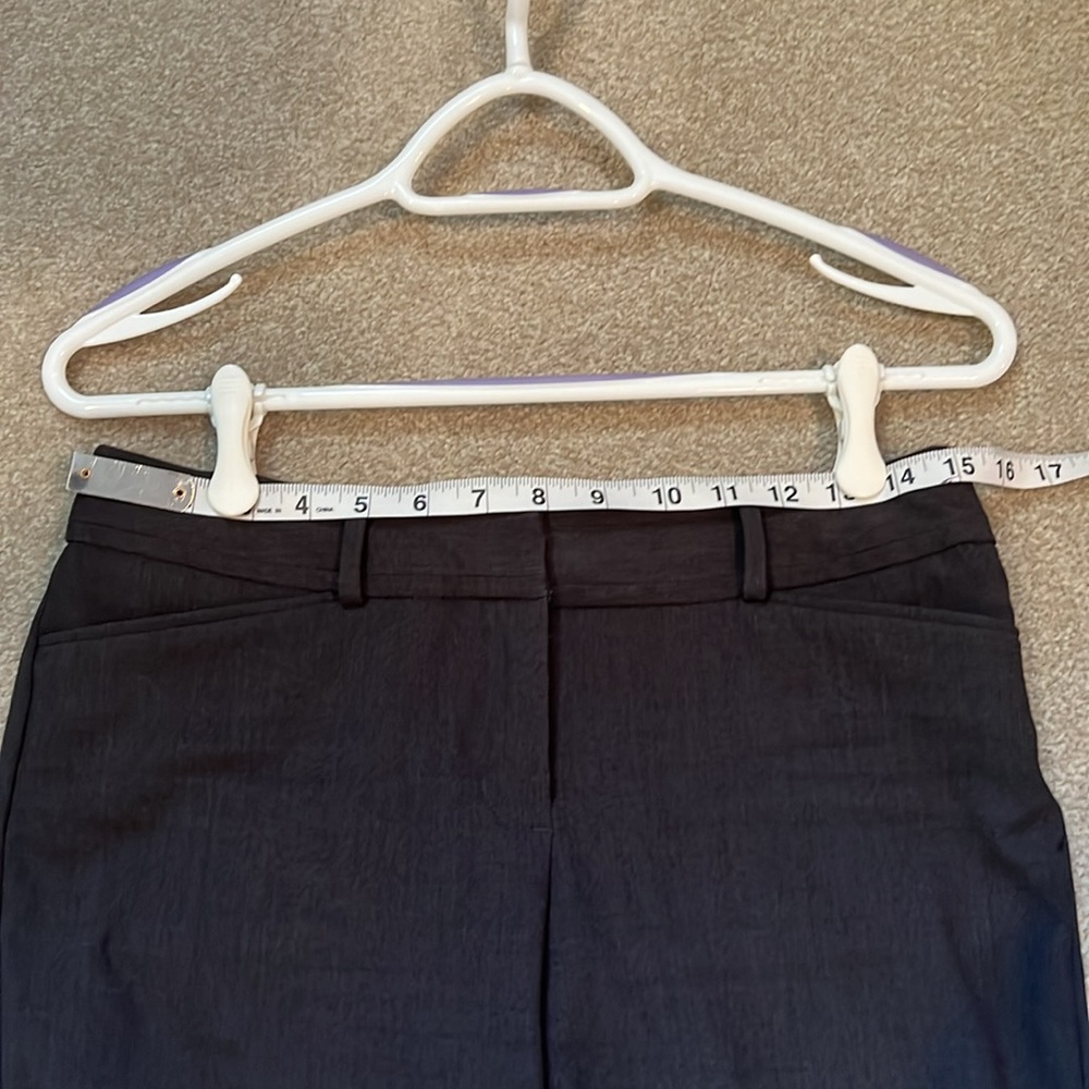 2 Pairs: Wider Leg Trousers 2 Similar Pairs of datk grey Women's dress Pants - Picture 4 of 11